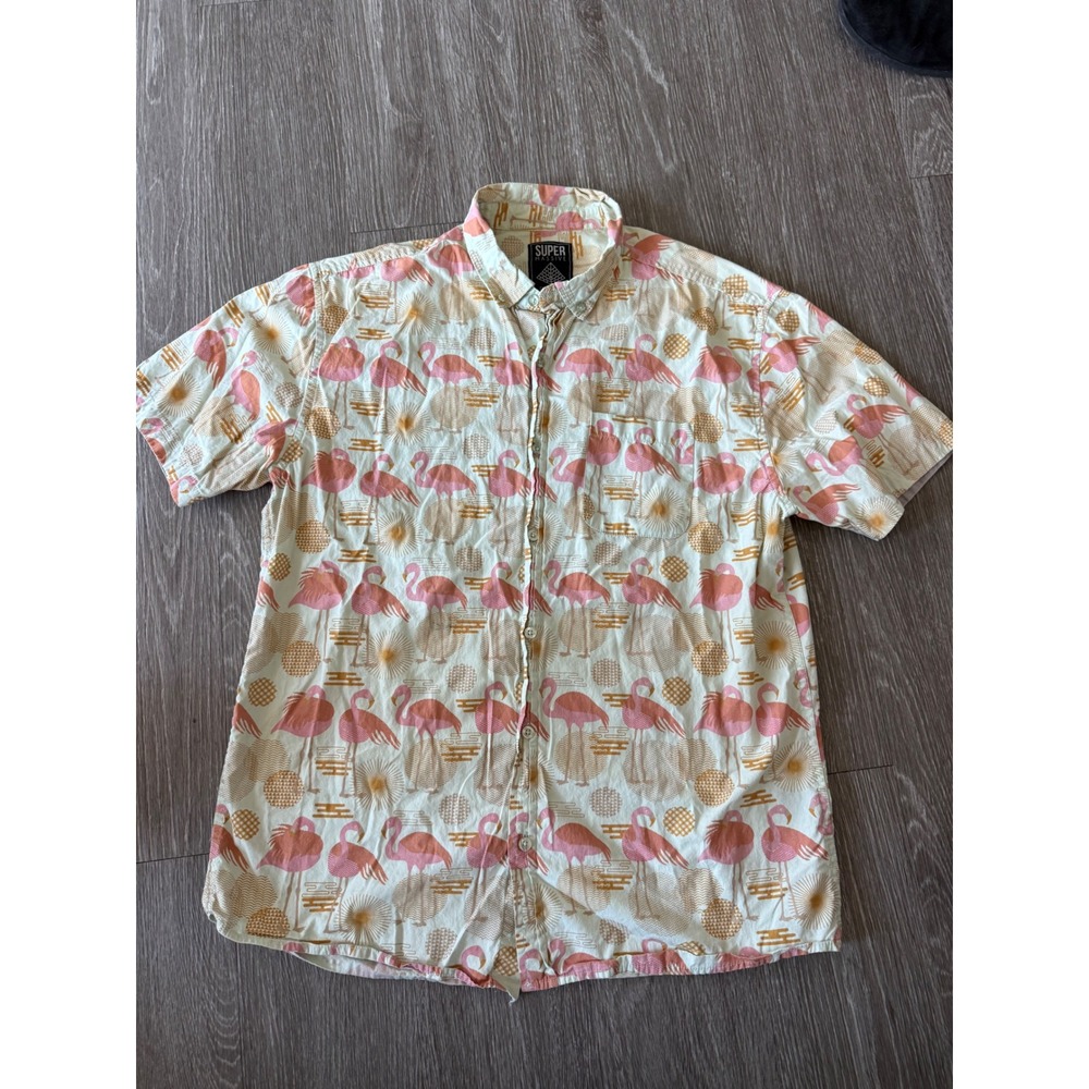 Super massive men's large button down